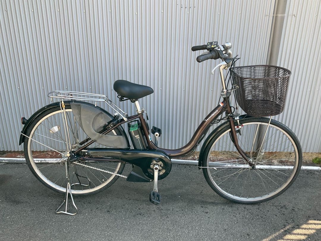 ヤマハ新機種電動アシスト自転車pasnatura26インチ　ブラウンアルミボディ