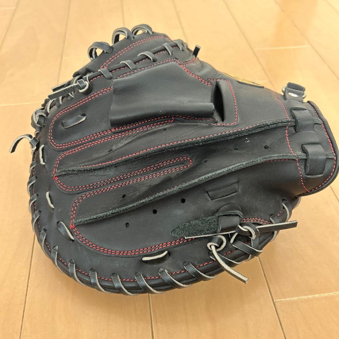 ZETT 硬式用キャッチャーミット黒