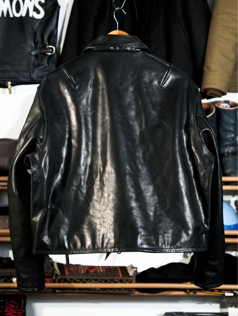 1.2mmオイルワックス牛革一枚革RIRIM6ダブルジップ 短丈ワイドシルエット