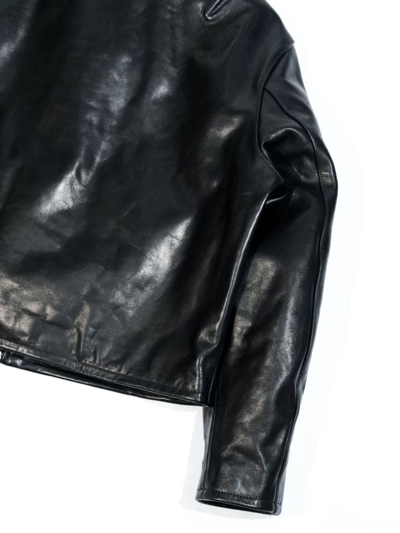 1.2mmオイルワックス牛革一枚革RIRIM6ダブルジップ 短丈ワイドシルエット