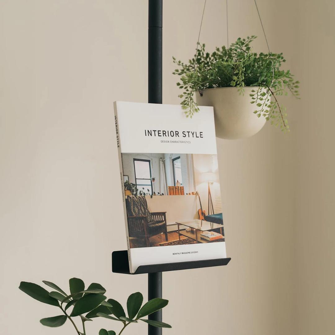 DRAW A LINE テンションロッドC / ブックスタンド 黒 2点セット