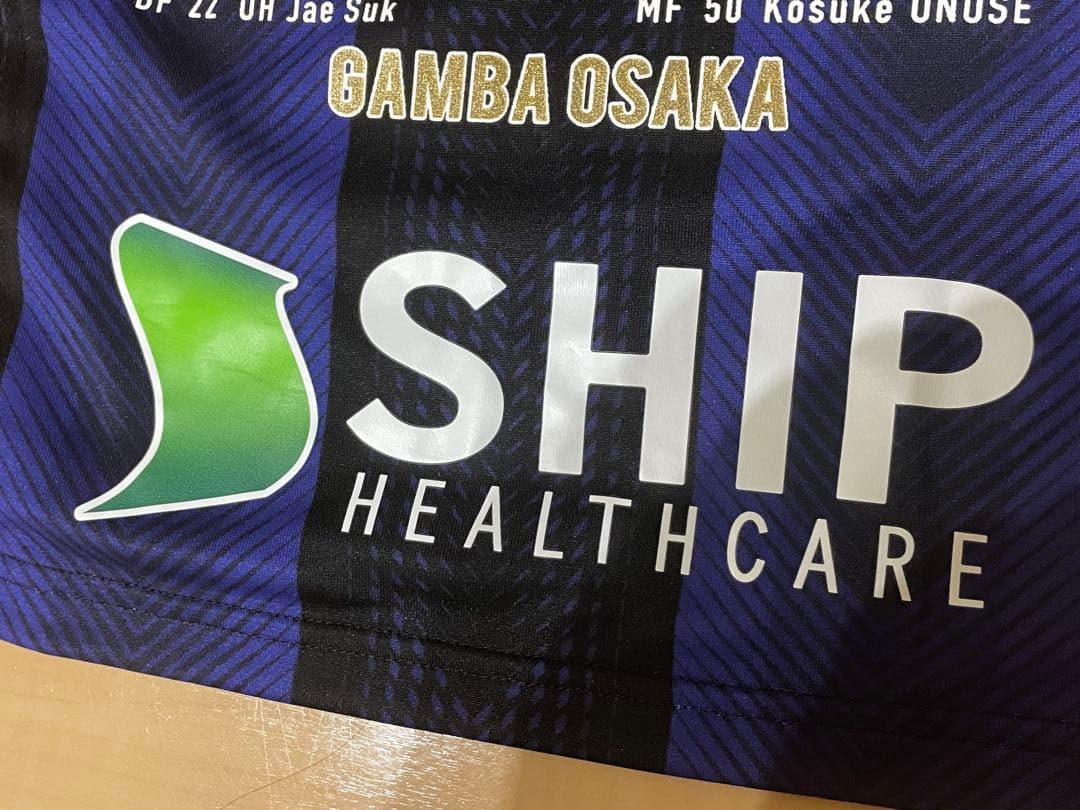 アンブロjリーグガンバ大阪記念Thanksホームユニフォーム2018黒紺新品