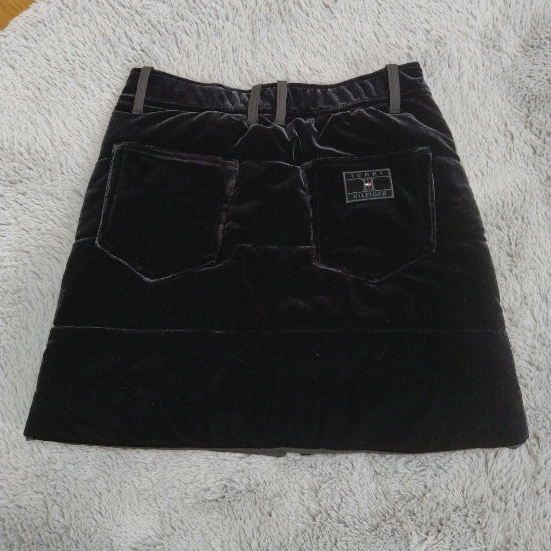 トミーヒルフィガー♡中綿*リバーシブル*ベロア*スカート　M ゴルフ/スポーツ