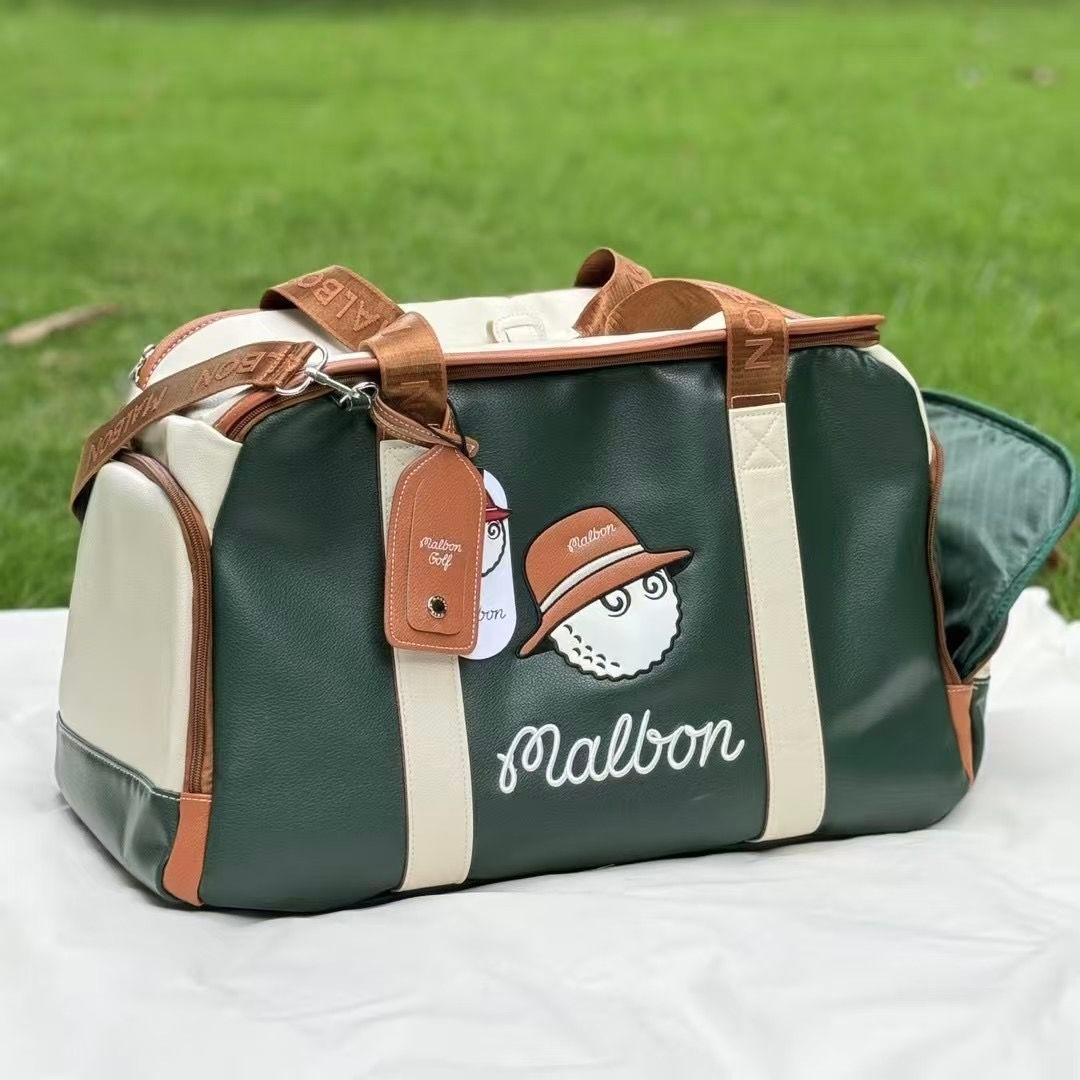 再入荷★マルボンゴルフボストンバッググリーン
