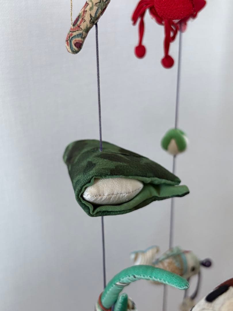 吊るし飾り　端午の節句の輪下げ(大)①　五月人形