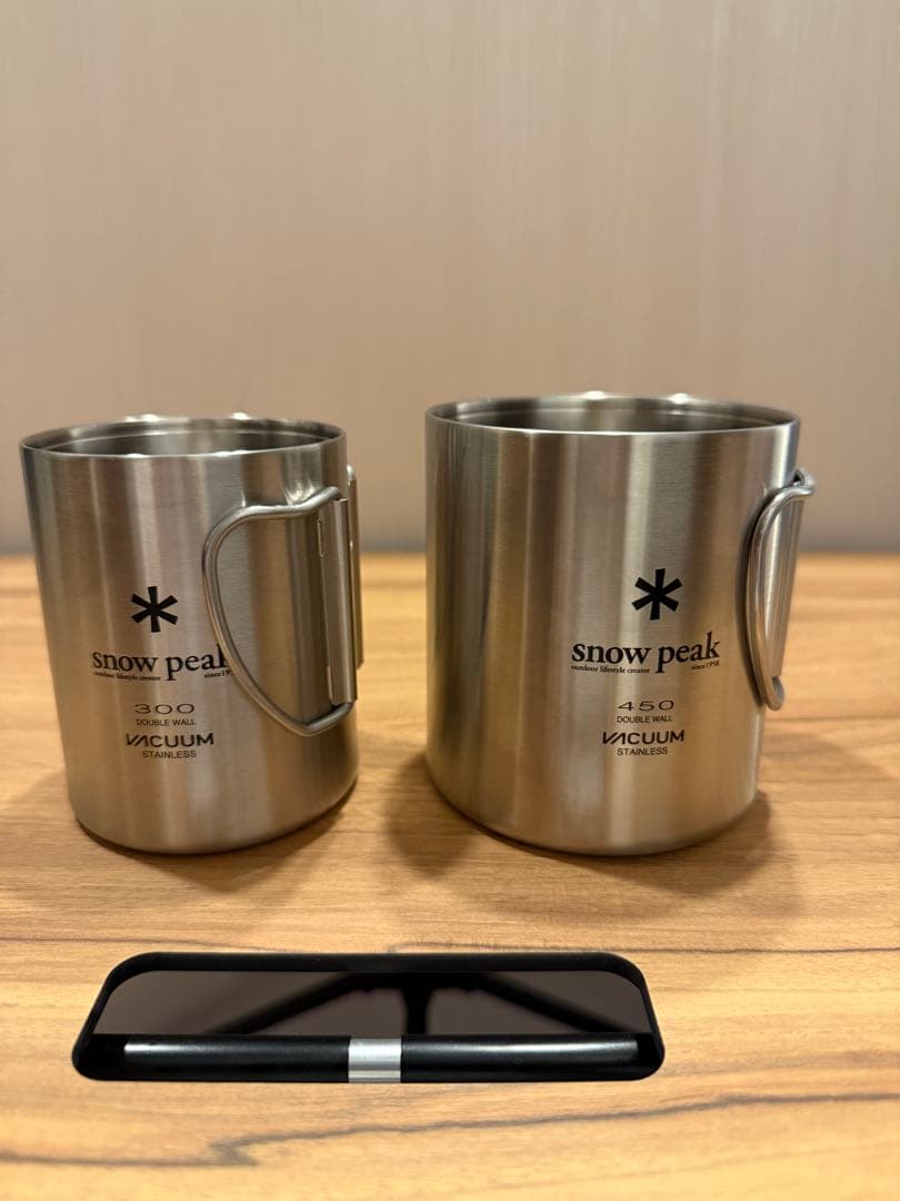  peak ステンレス真空マグ 450ml 300mlセット