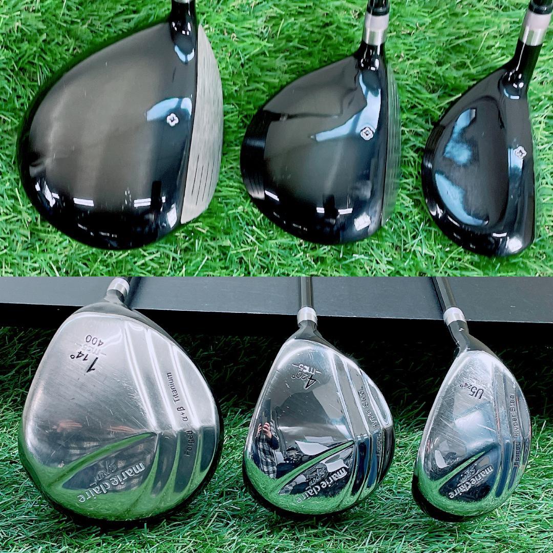 即コースデビュー マリクレール レディースゴルフクラブ セット 8本 D3164