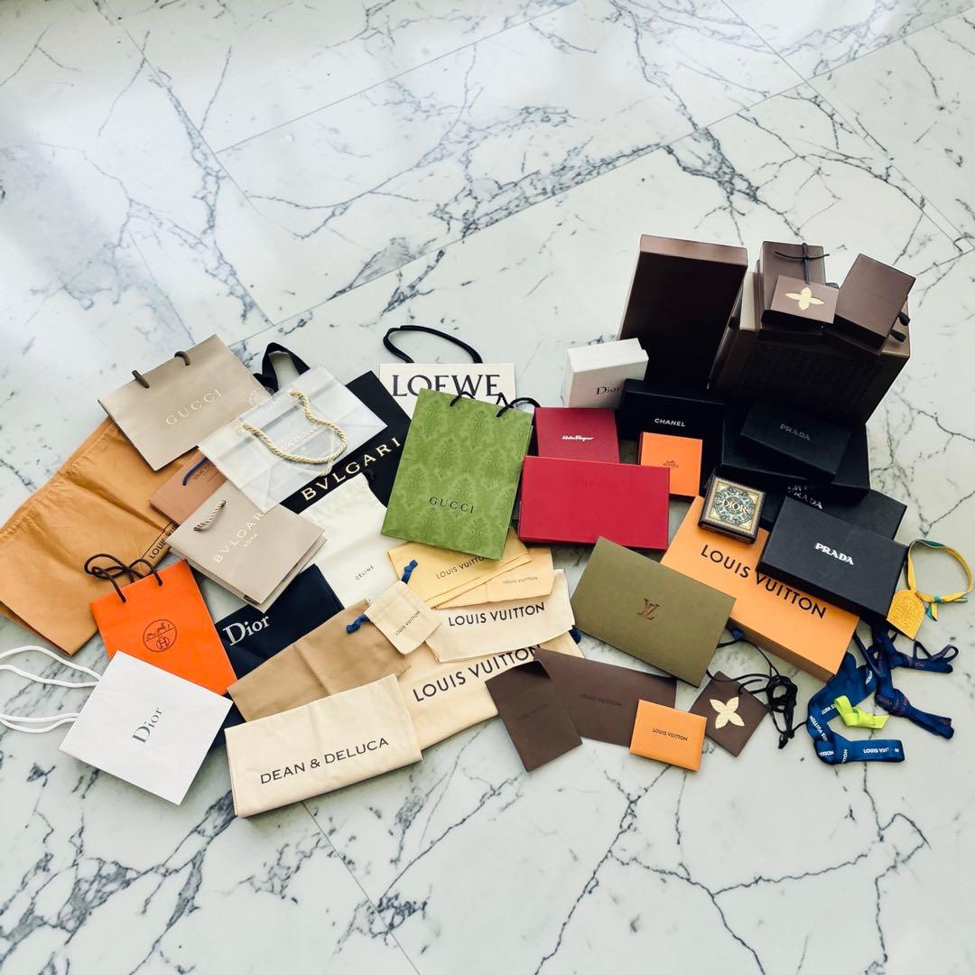 空箱 ブランド各種 ギフトボックス ショッパー 保存袋 小物 まとめ 45点