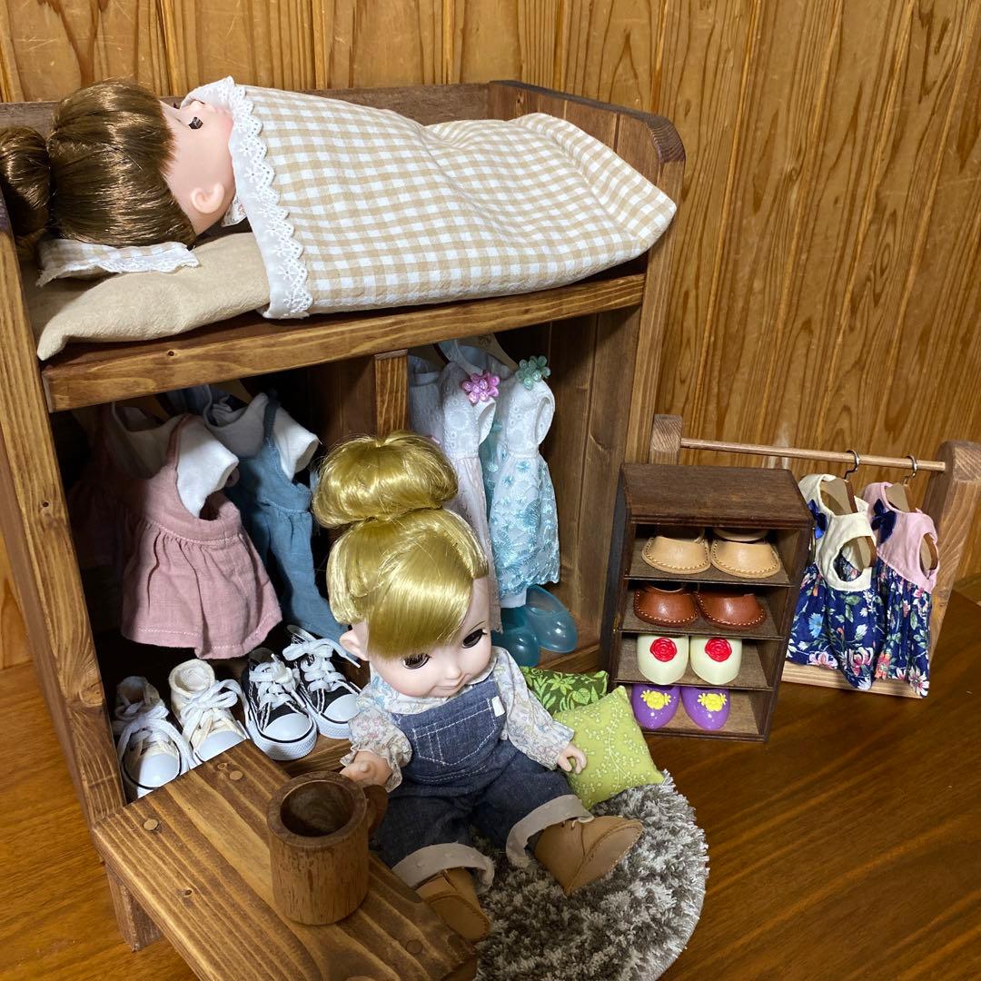 やま（プロフ確認お願いします☆）　人形用多機能クローゼット　レミン＆ソラン