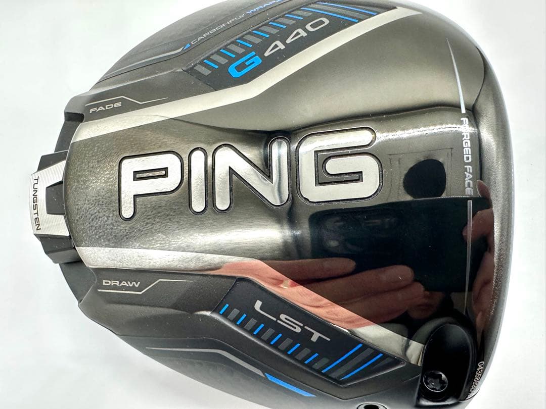 【新古品】ピンPING｜G440LSTドライバー7.5度ハドラス｜ヘッドカバー付