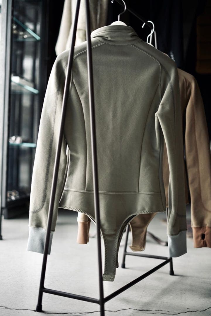 トップス FUMIKA_UCHIDA HALF-ZIP BODYSUIT SAGE