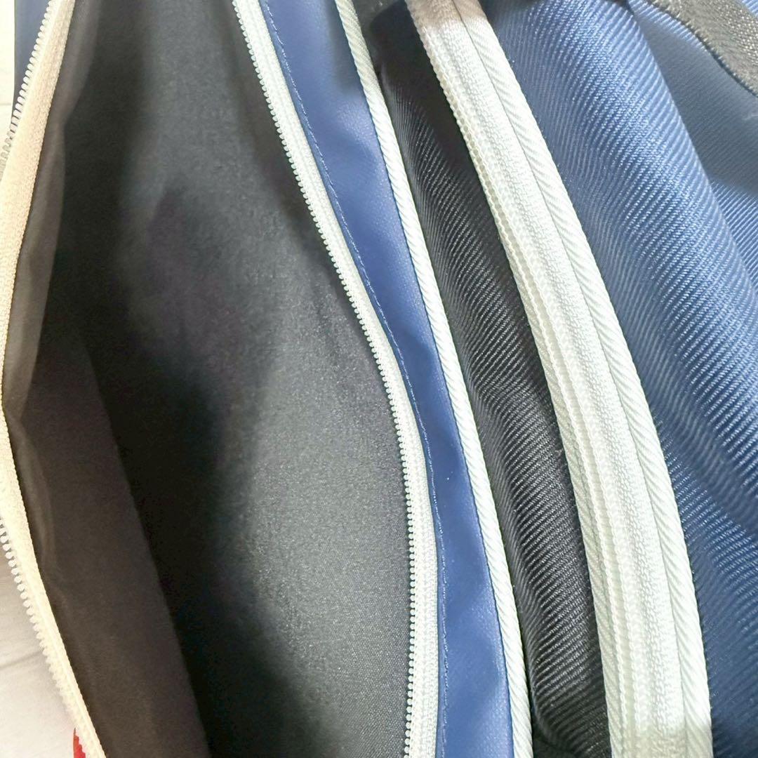 美品 テーラーメイド トゥルーライト ボストンバッグ ネイビー×ホワイト×レッド