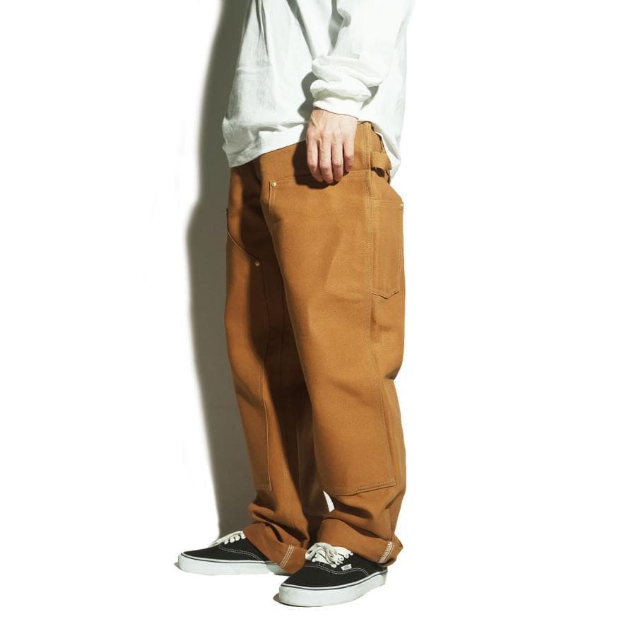 ★米国製本物W36*L32CARHARTTダブルニーB01ブラウン★ラスト！