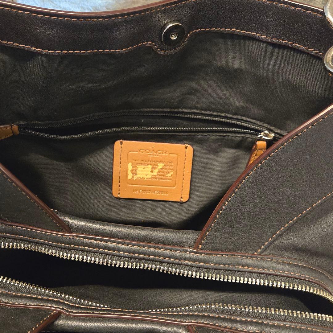 美品　COACH　コーチ　エクスプローテッド　トートバッグ　ハンドバッグ　レザー