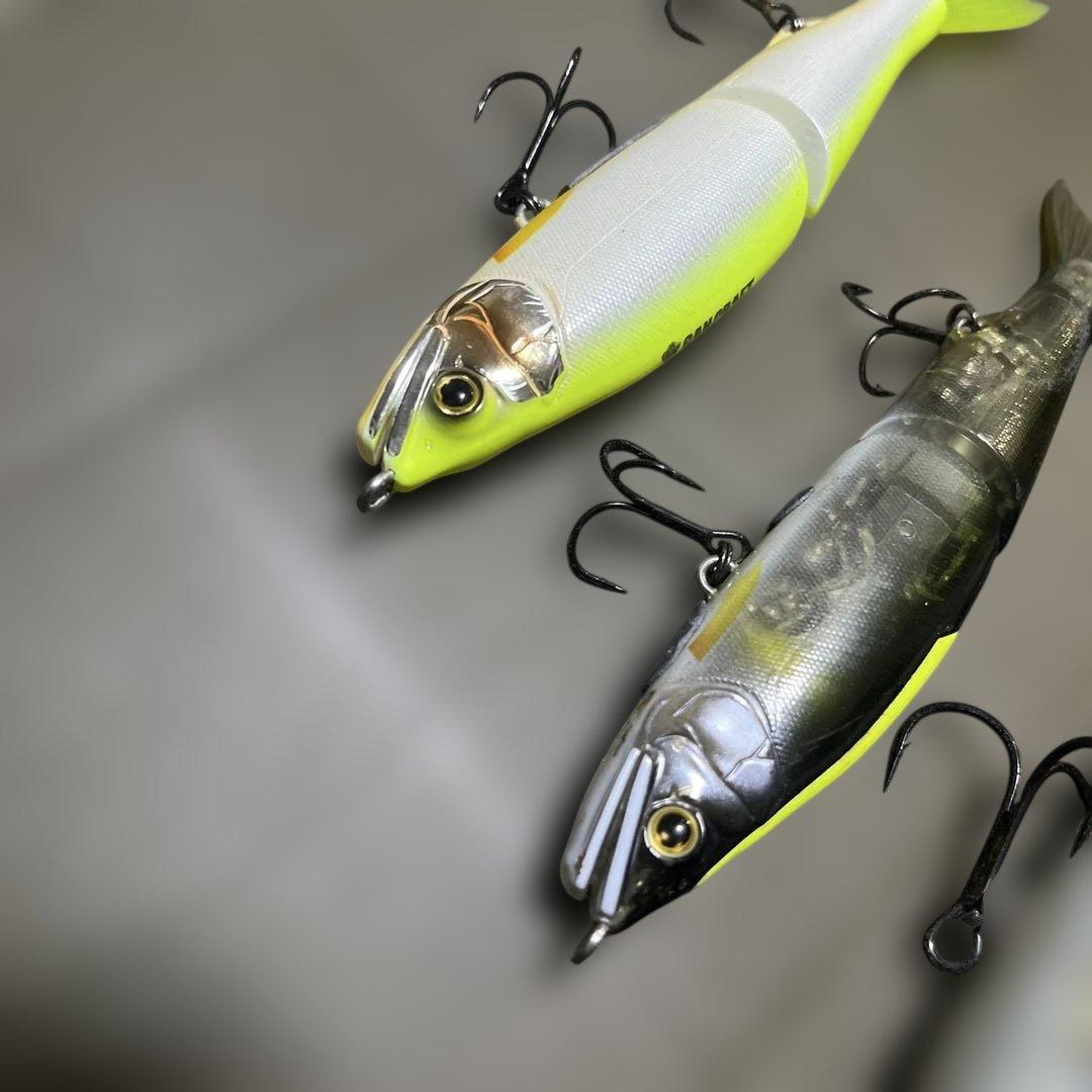 バス釣り　ジョインテッドクロー128 .178セット売り　バスカラー　テール無し