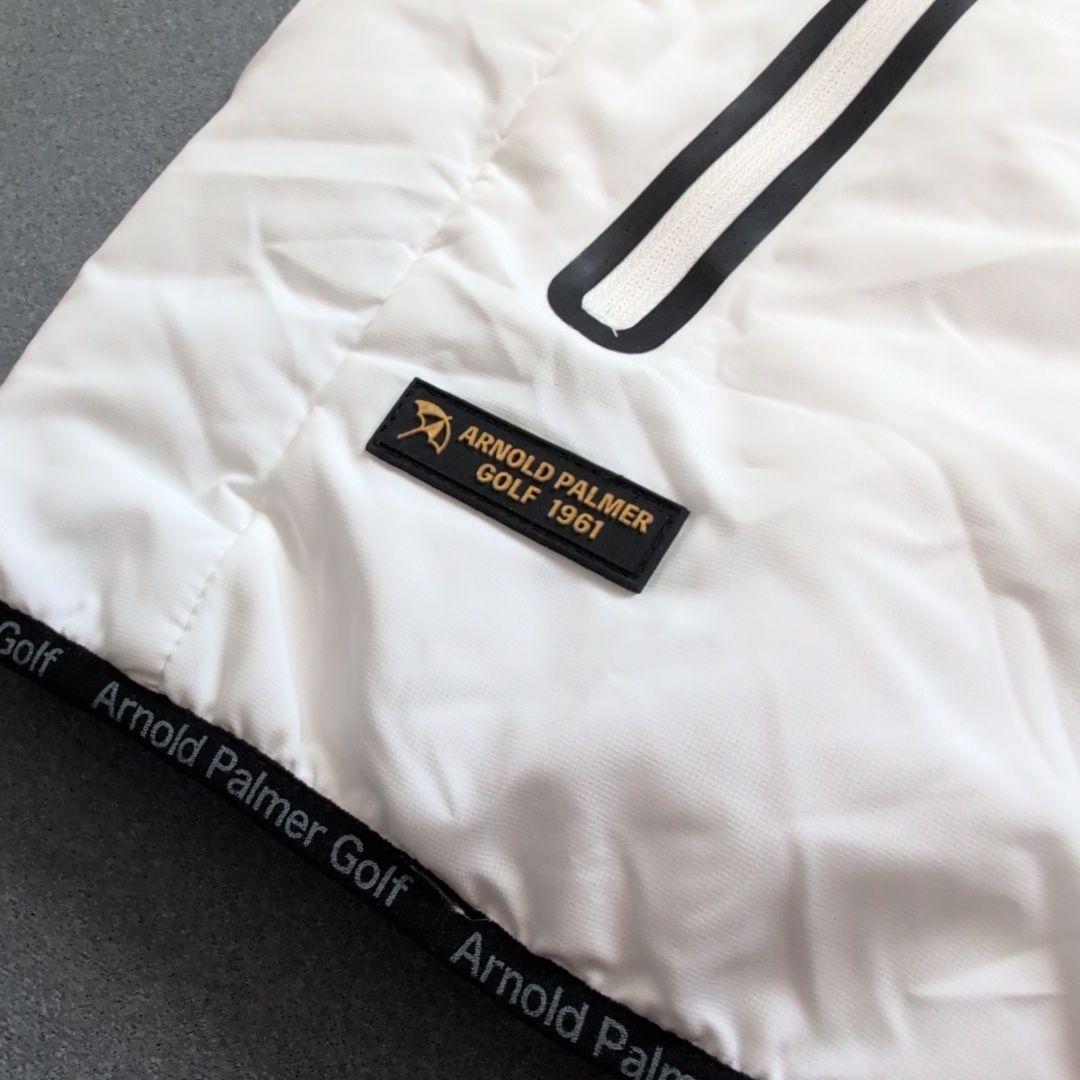 【極美品】アーノルドパーマーゴルフ　軽量フルジップダウンベスト　白