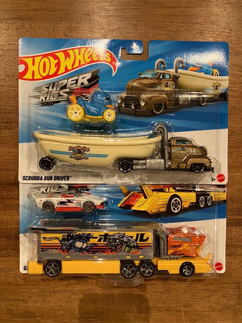 ホットウィール スーパーリグ ダックンロール マッドマンガ 2台