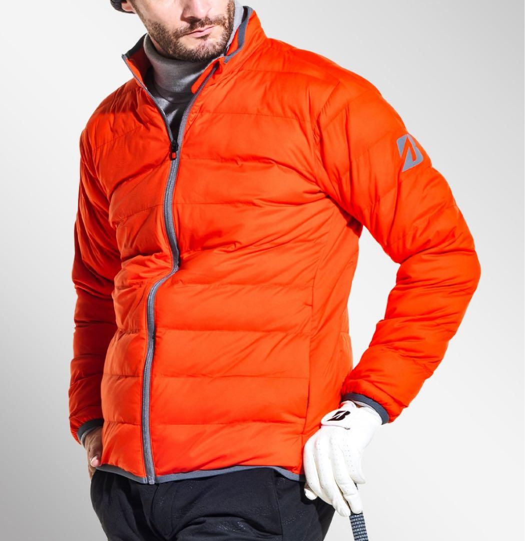 ゴルフウェア メンズ L 秋 冬 中綿ブルゾン ダウン ゴルフ用 ゴルフウエア