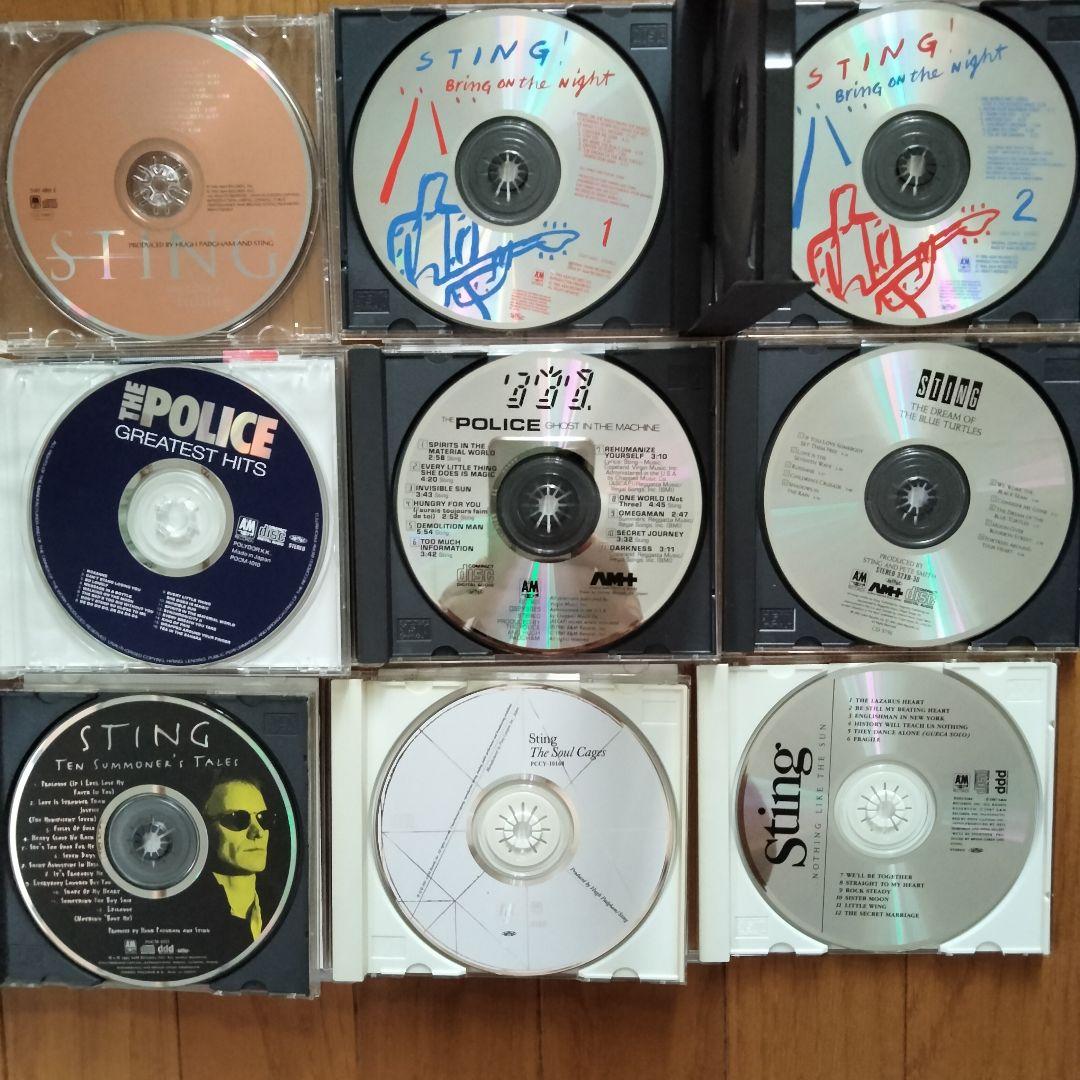 THE police +STING CD albumアルバム7枚+1枚まとめ売り