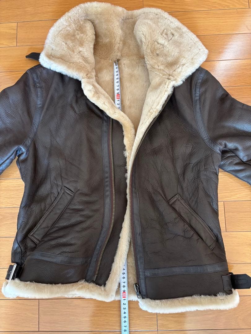 HARUF ムートン レザージャケット B-3 フライトジャケット