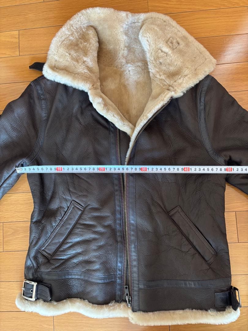 HARUF ムートン レザージャケット B-3 フライトジャケット