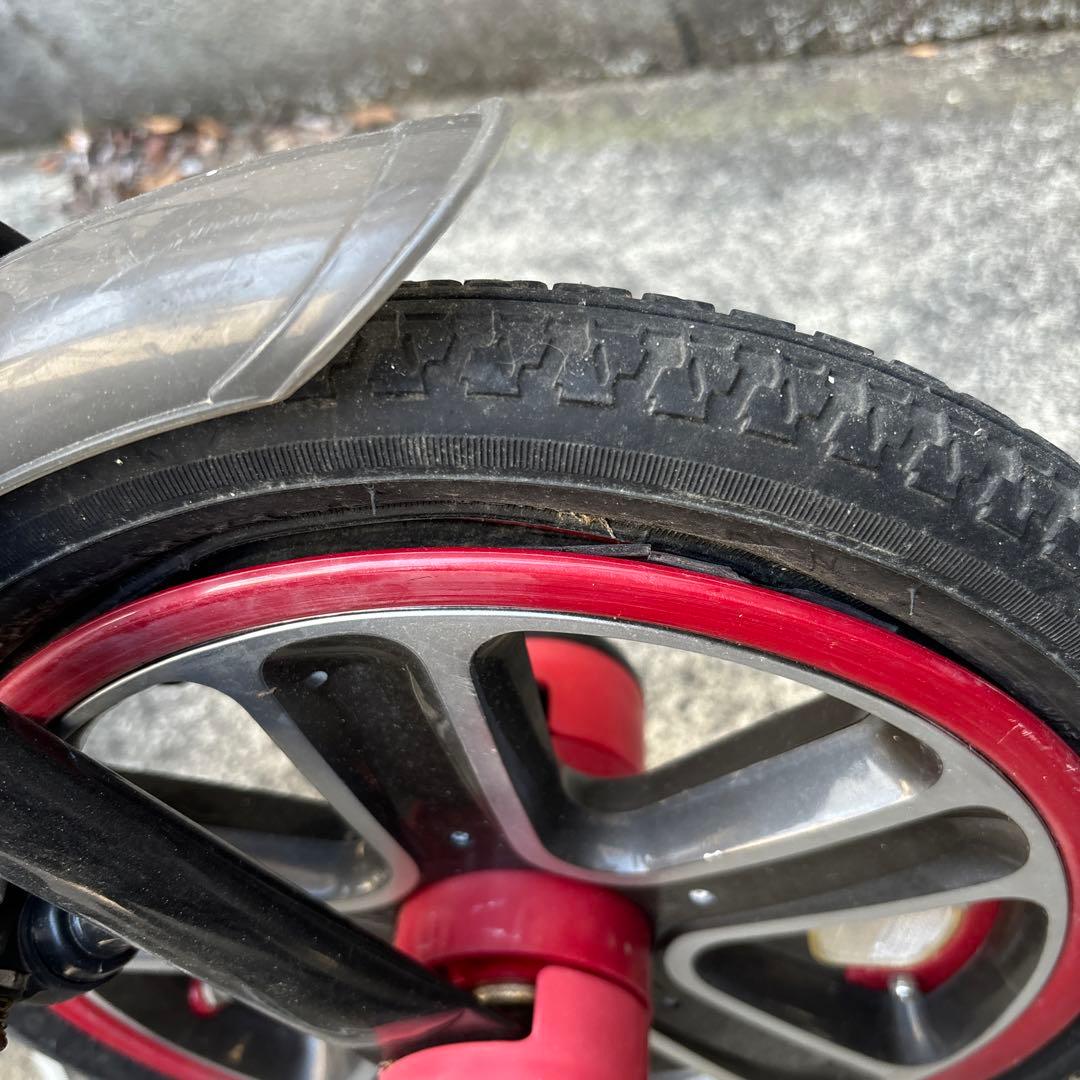 MINI 幼児用自転車 黒/赤　14インチ