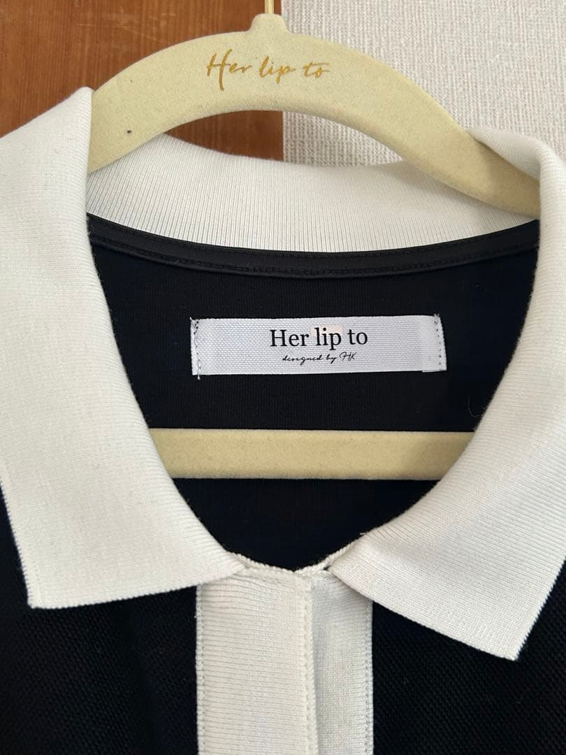 ワンピース Herlipto Short Sleeve Polo Dress