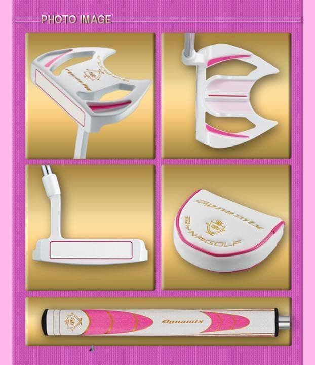 【左 女性用新登場】極太グリップと大型で安定感抜群♥ ダイナミクスレディスパター