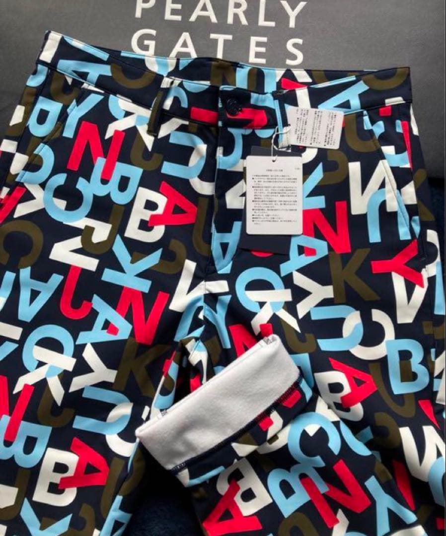 新品 ジャックバニー 撥水3レイヤーコーティングパンツ(5)サイズL/紺