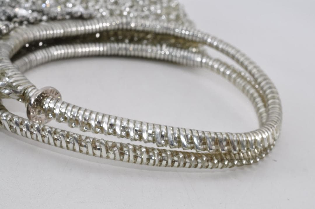 ANTEPRIMA アンテプリマ 花柄 ワイヤーバッグ シルバー