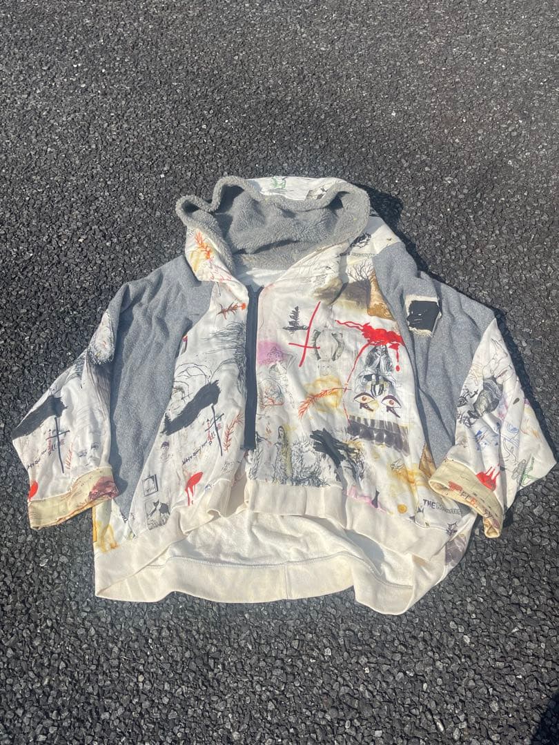 ★BALMUNG★hiro★ビッグ パーカー★アート★デザイン★ペイント★