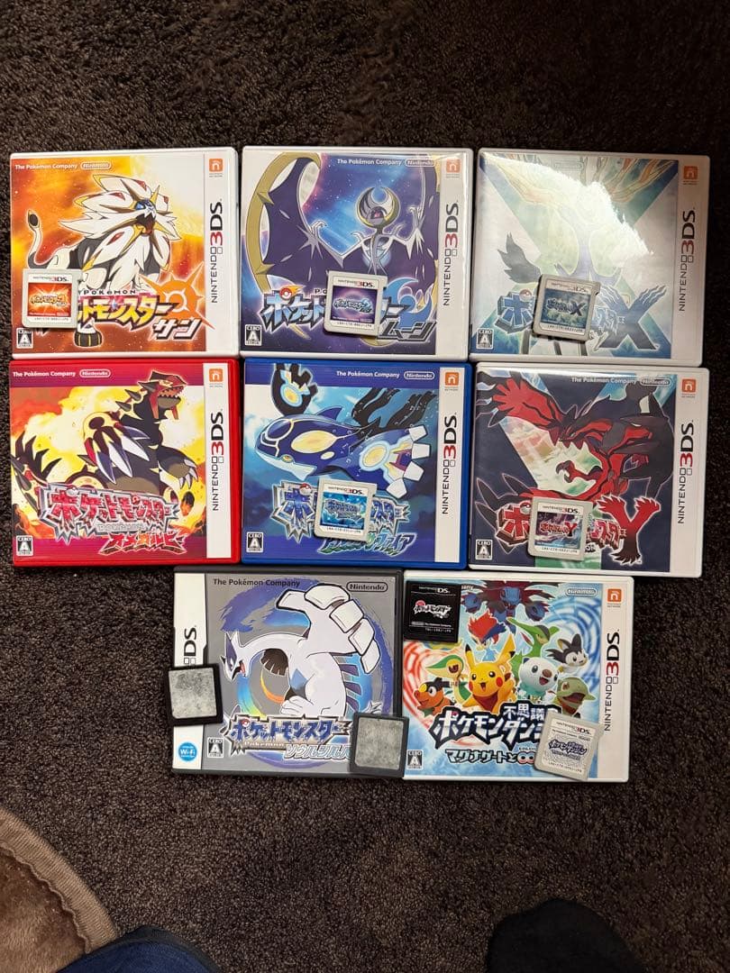 ポケットモンスター ポケモン ソフトまとめ売り 9本