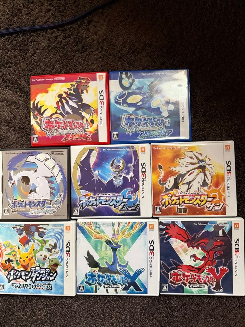 ポケットモンスター ポケモン ソフトまとめ売り 9本