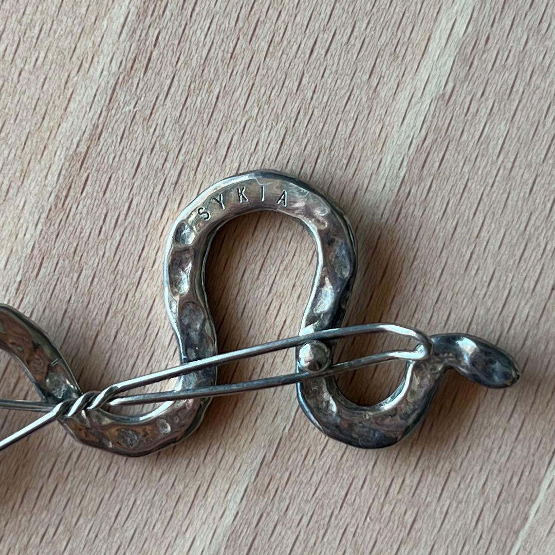 2点セットUnevenness Hair Pierce スネークウェーブヘアピン