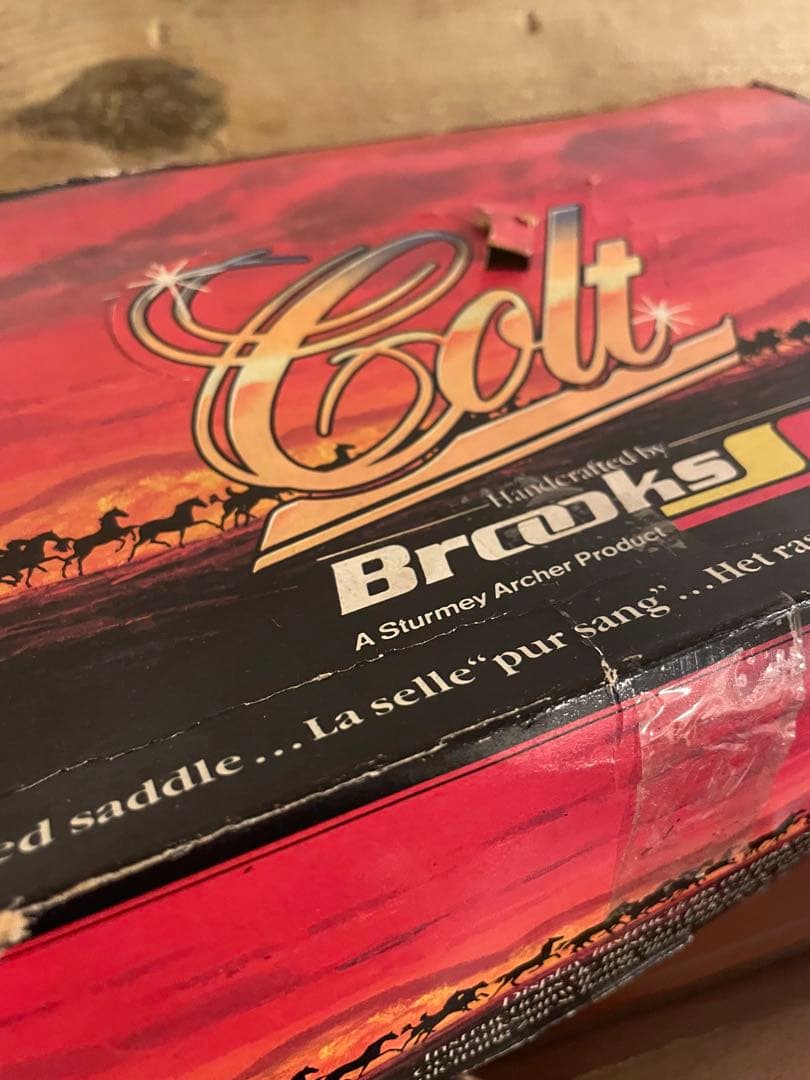 【希少】BROOKS COLT ビンテージ　ブルックスコルト　サドル　【旧ロゴ】