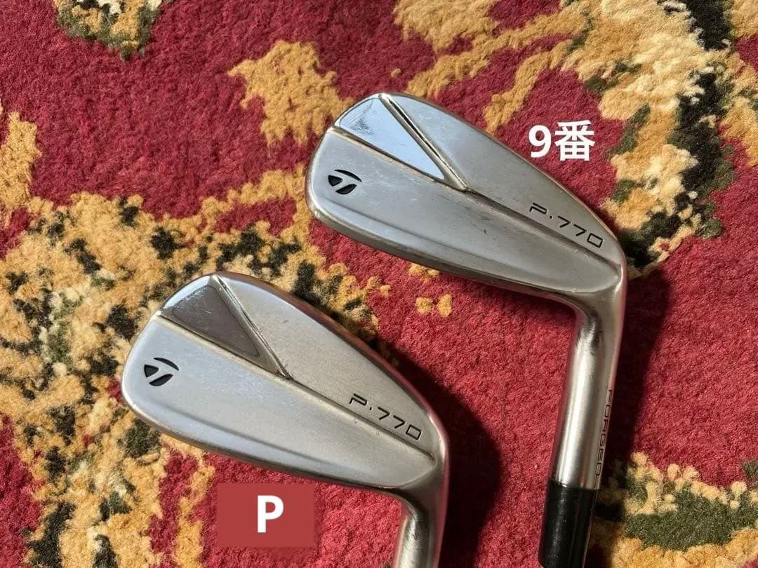 TaylorMade P770 2023 6本セット（5~P / 7番折れ）