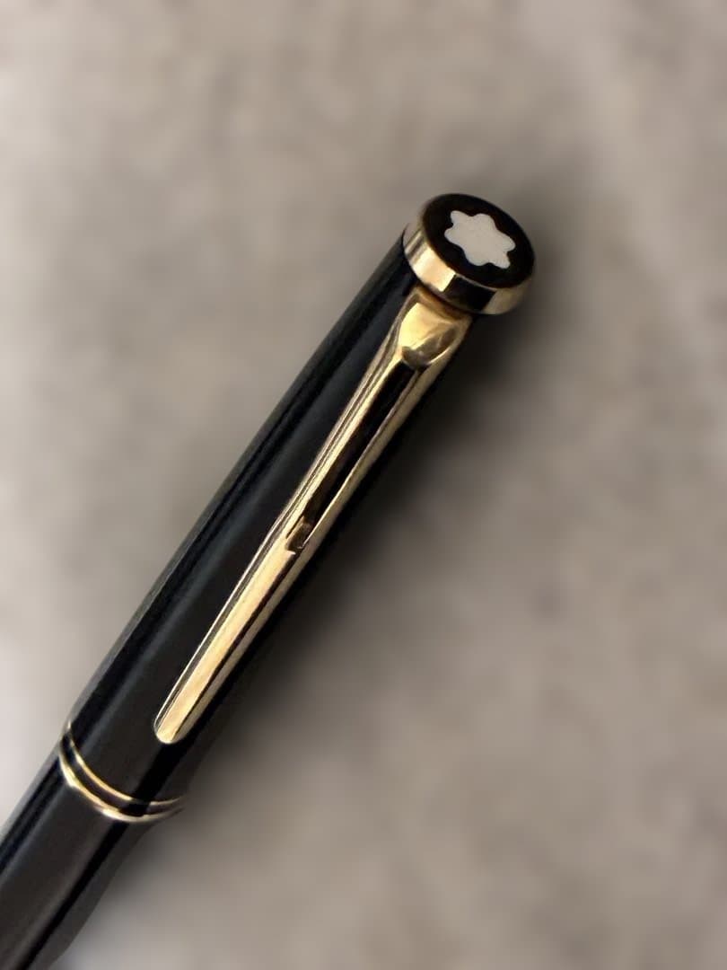 ◾️MONT BLANC モンブラン◾️ハンマートリガー式ボールペン◾️黒／金◾️