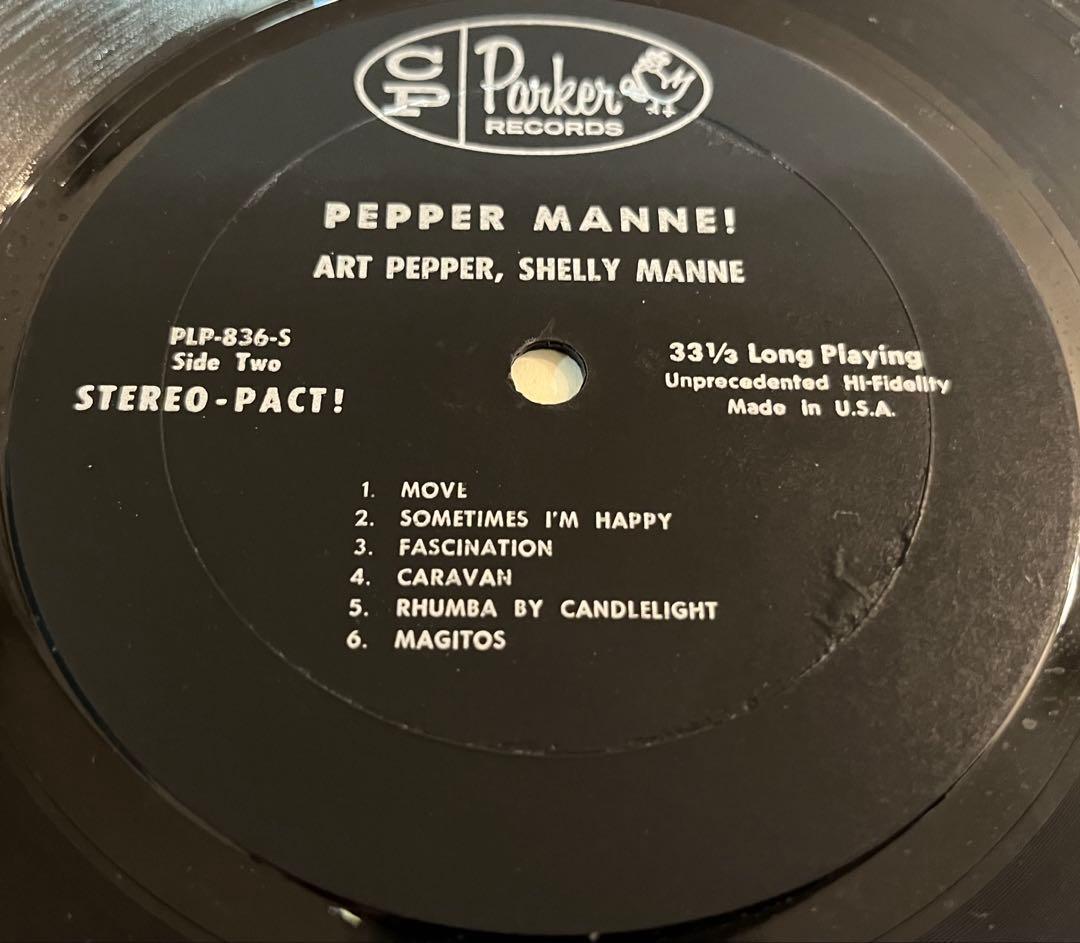 洋楽 ART PEPPER, SHELLY MANNE /PEPPER MANNE