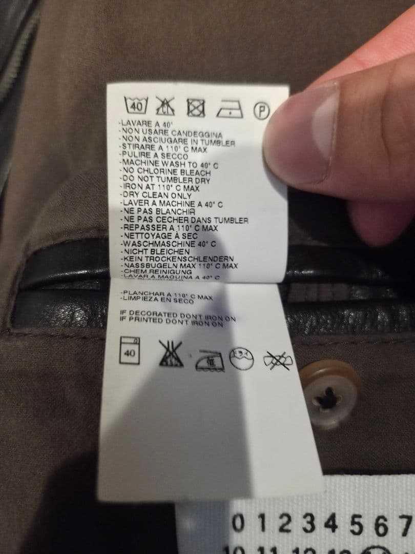 Maison Martin Mergiela ハの字ライダース 48 値下げ不可