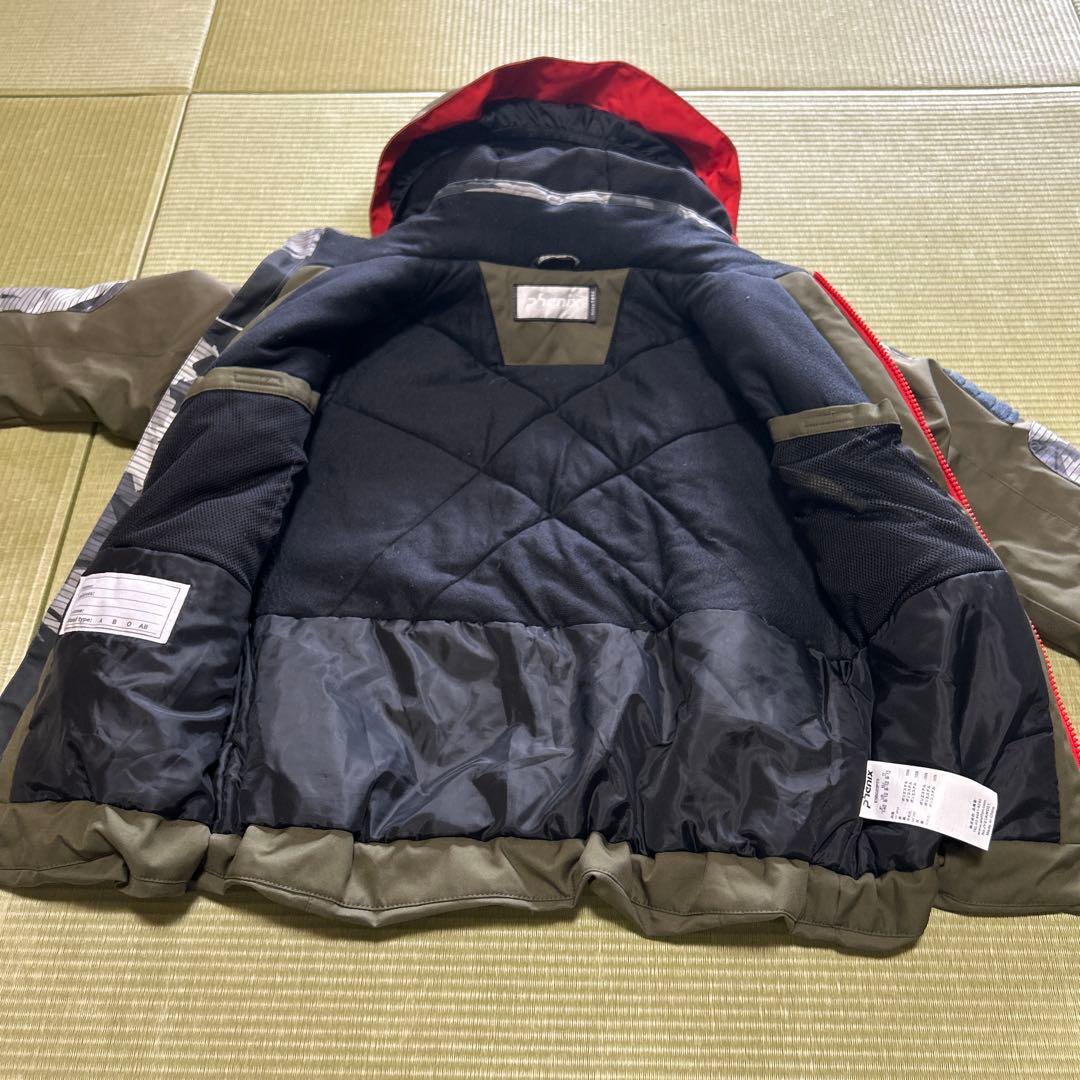 phenix カモフラージュ スキーウェア 子ども用