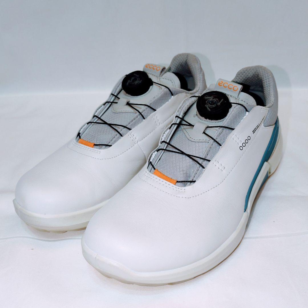 美品☆エコーeccoBIOMH4BOAゴルフシューズGORE-TEX24.5cm