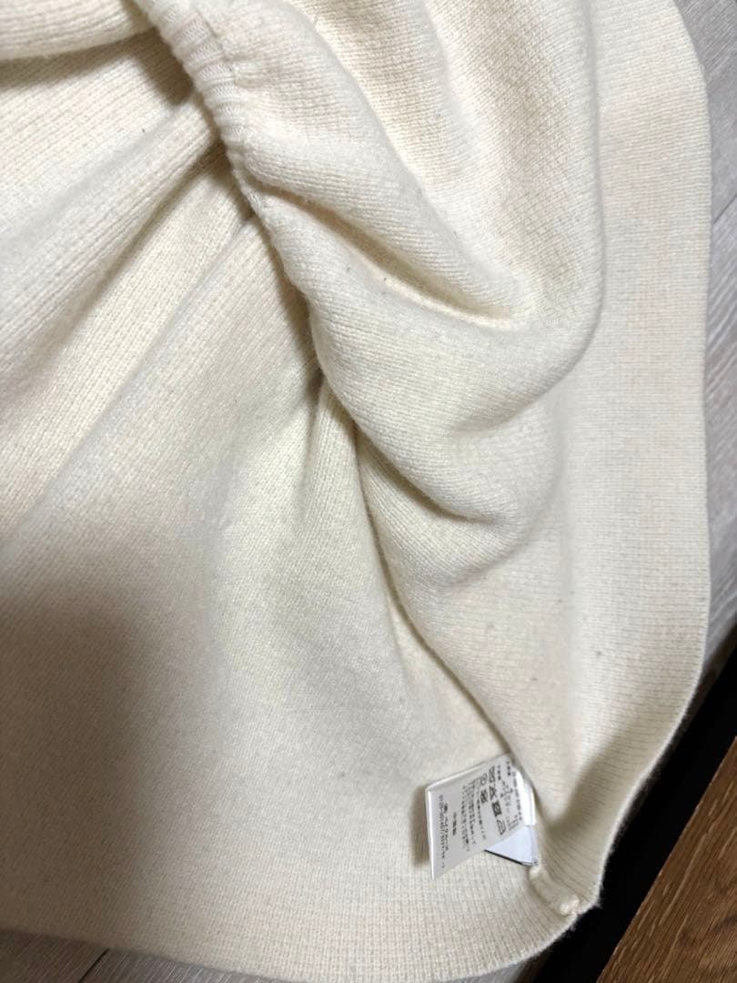 nobleノーブル　ニットビスチェ　ナチュラル(ホワイト)