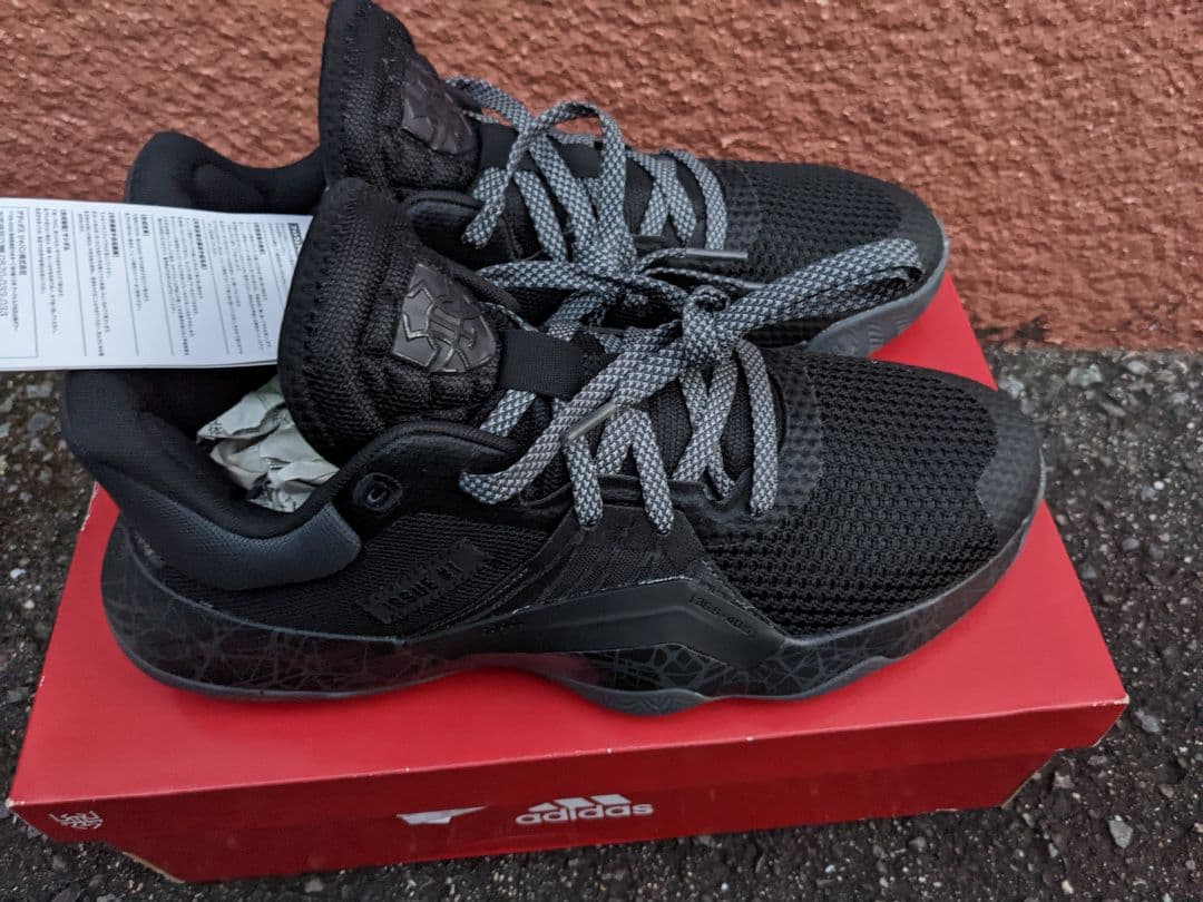 【未使用品】adidas 27.5cm D.O.N. ISSUE #1 黒