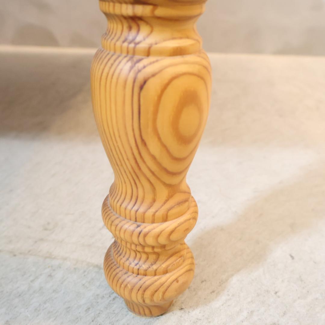 BeBe　イタリア製 タイルトップ パイン材 リビングテーブル