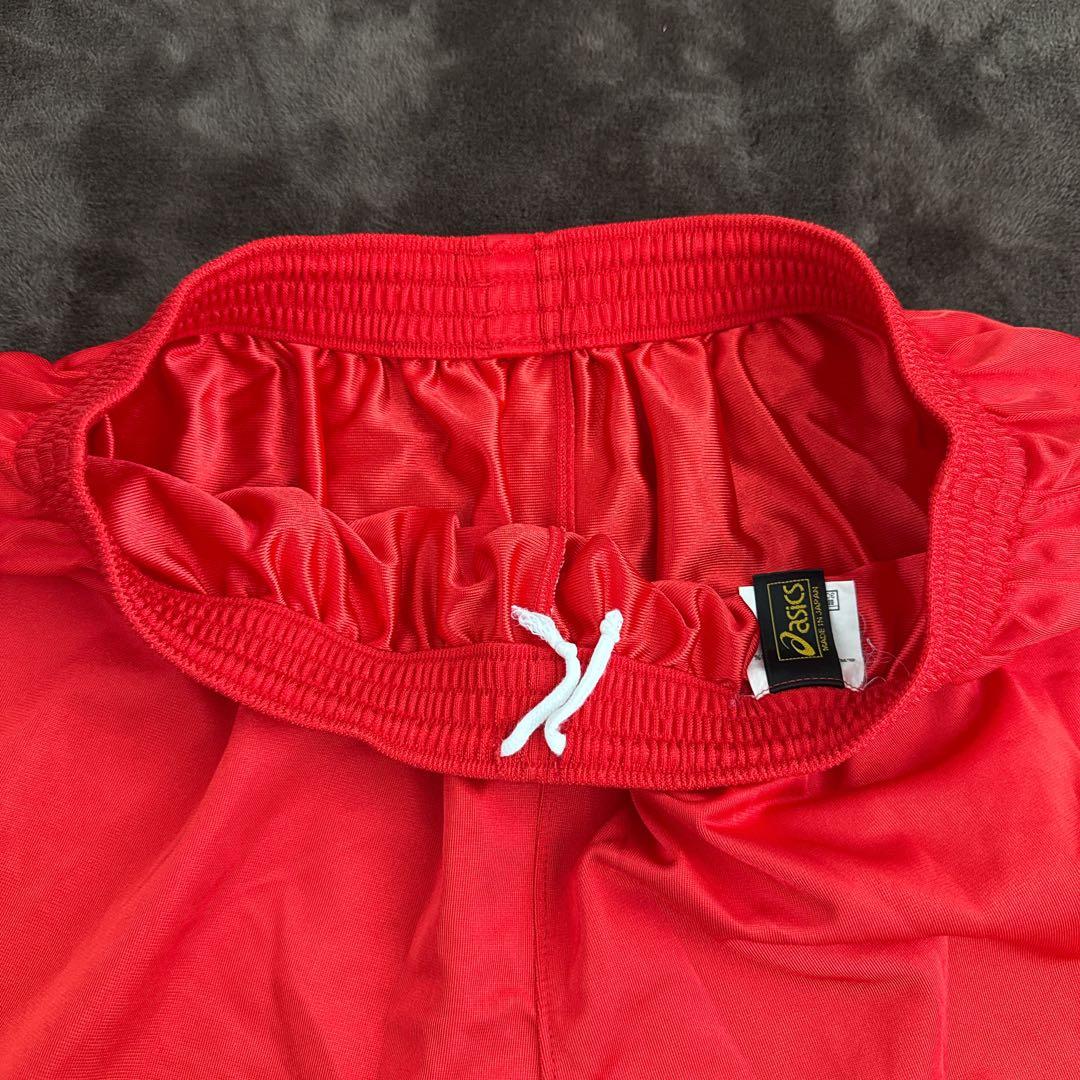 90s 日本製 asics アシックス ゲームシャツ パンツ 上下セット y2k