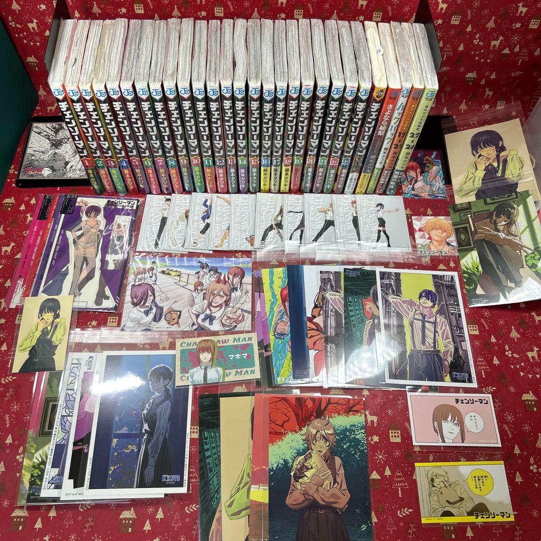 【新品未開封多数】チェンソーマン 全巻初版帯・冊子付セット 1巻初版 特典大量