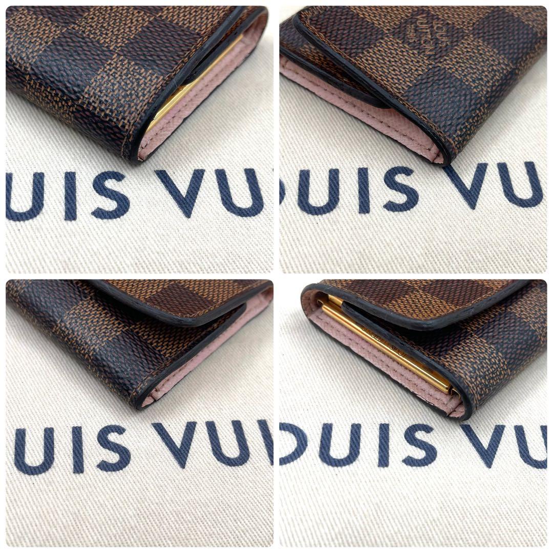 ルイヴィトン ダミエ　ローズ バレリーヌ キーケース　６連　　780