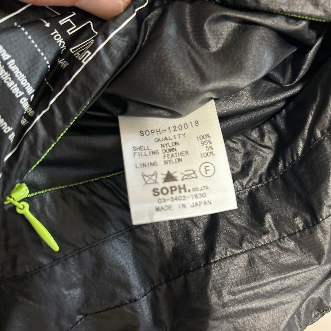 美品 FSF sophnet. fragment ダウンベスト 黒Lフラグメント
