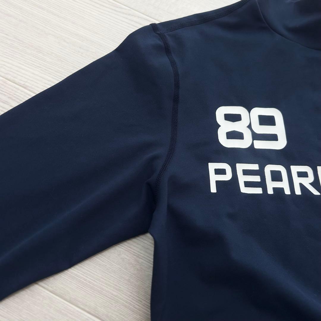 超美品　パーリーゲイツ　ハイネック　長袖シャツ　カットソー　ネイビー　サイズ1