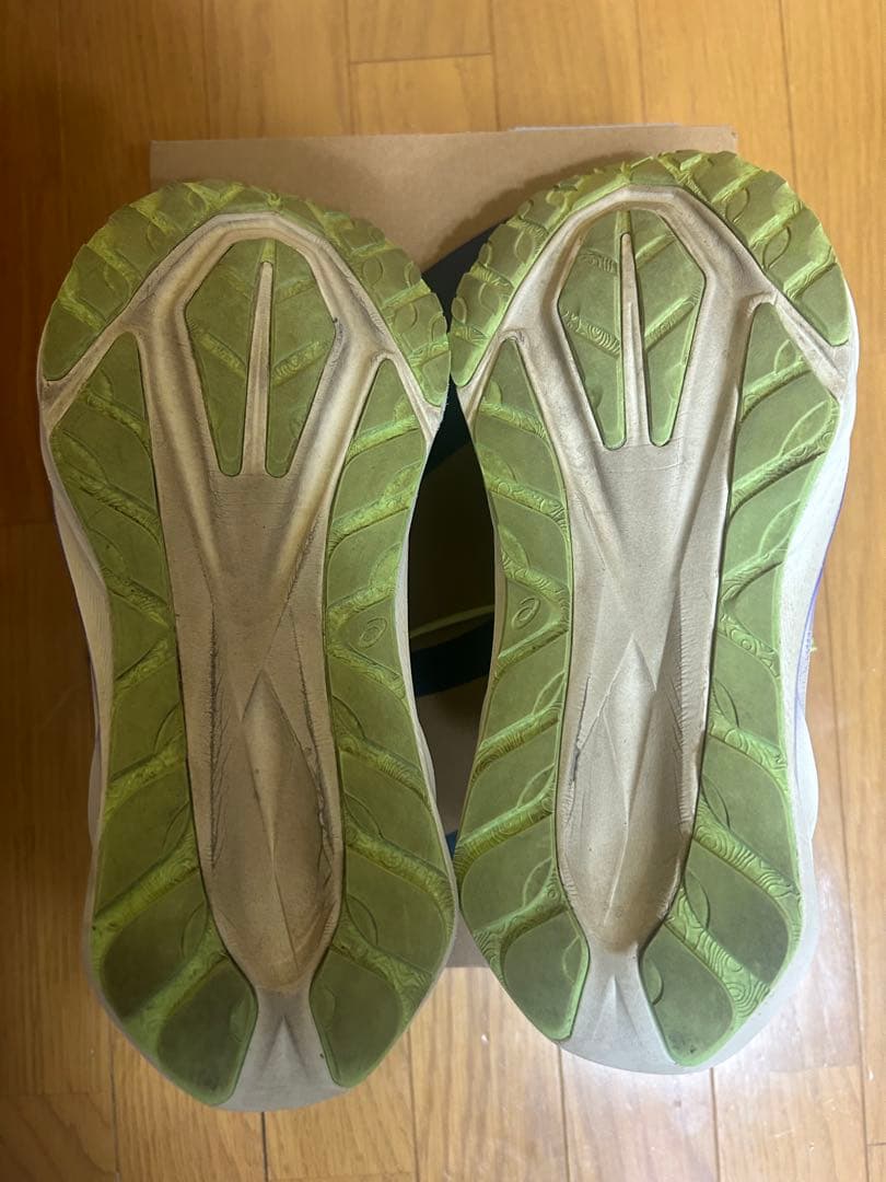 アシックス　ノヴァブラスト5 tr ライムグリーン26.0cm